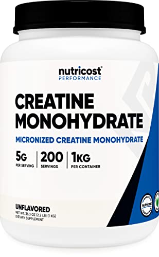 Nutricost Creatine Monohydrate Micronized Powder (1KG)