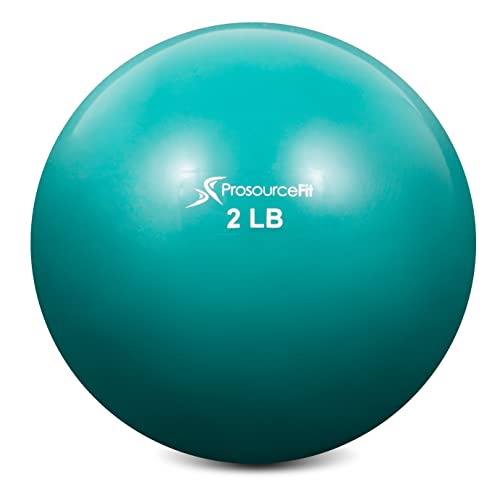 ProsourceFit Weighted Toning Exercise Balls, 2 lb Green