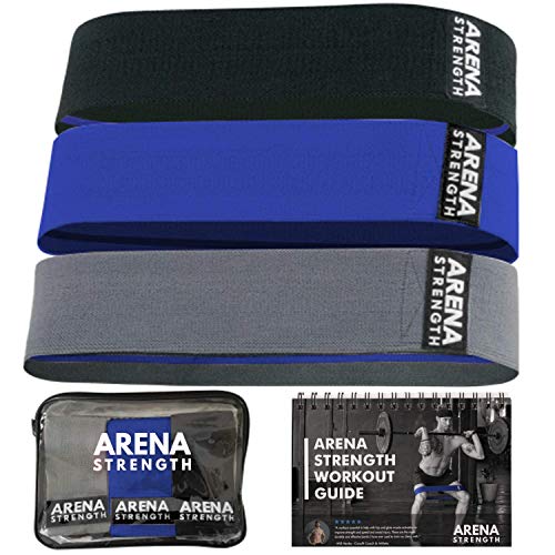 Arena Strength Fabric Glute Bands (Gray, Blue, Black)